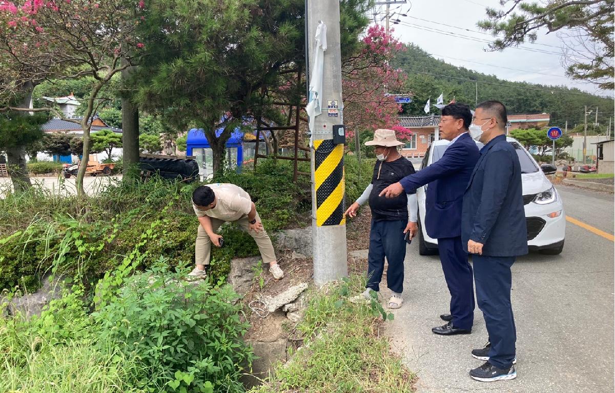 태풍 힌남노 북상대비 고금면 사전점검 첨부이미지 : 1663378884589-27.jpg