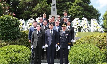 제74주기 완도약산 전몰경찰관 위령제 행사