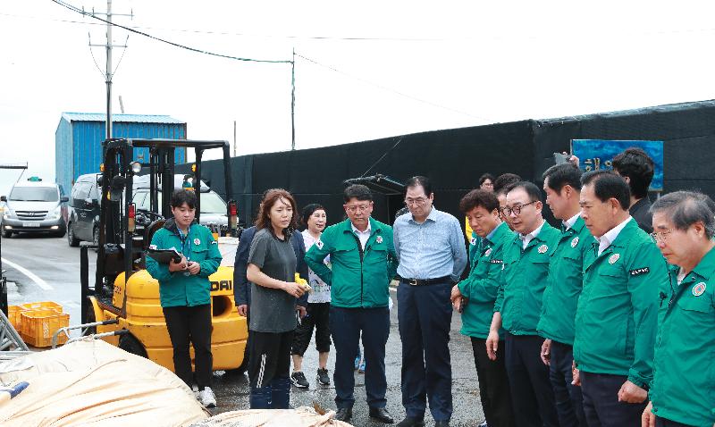 장마철 집중호우 피해현장 방문