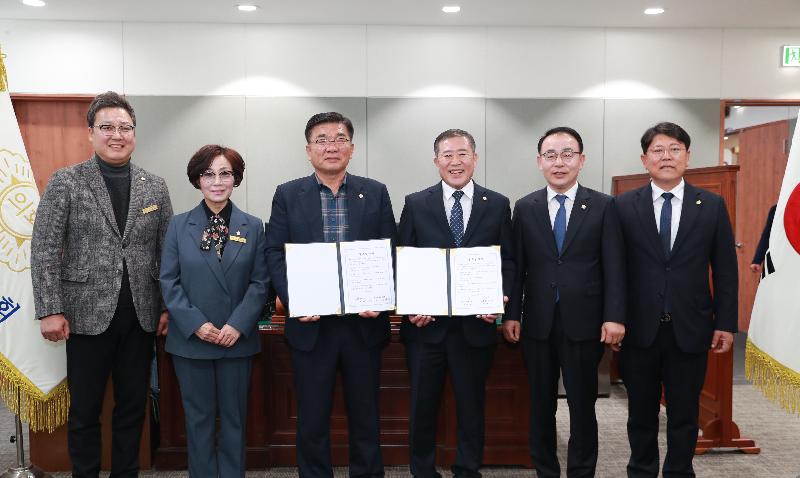 완도군의회 - 고흥군의회 업무협약