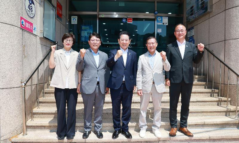 전라남도지사 완도군의회 방문